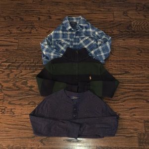 Bundle POLO boys shirts, all size 8, EUC 💙